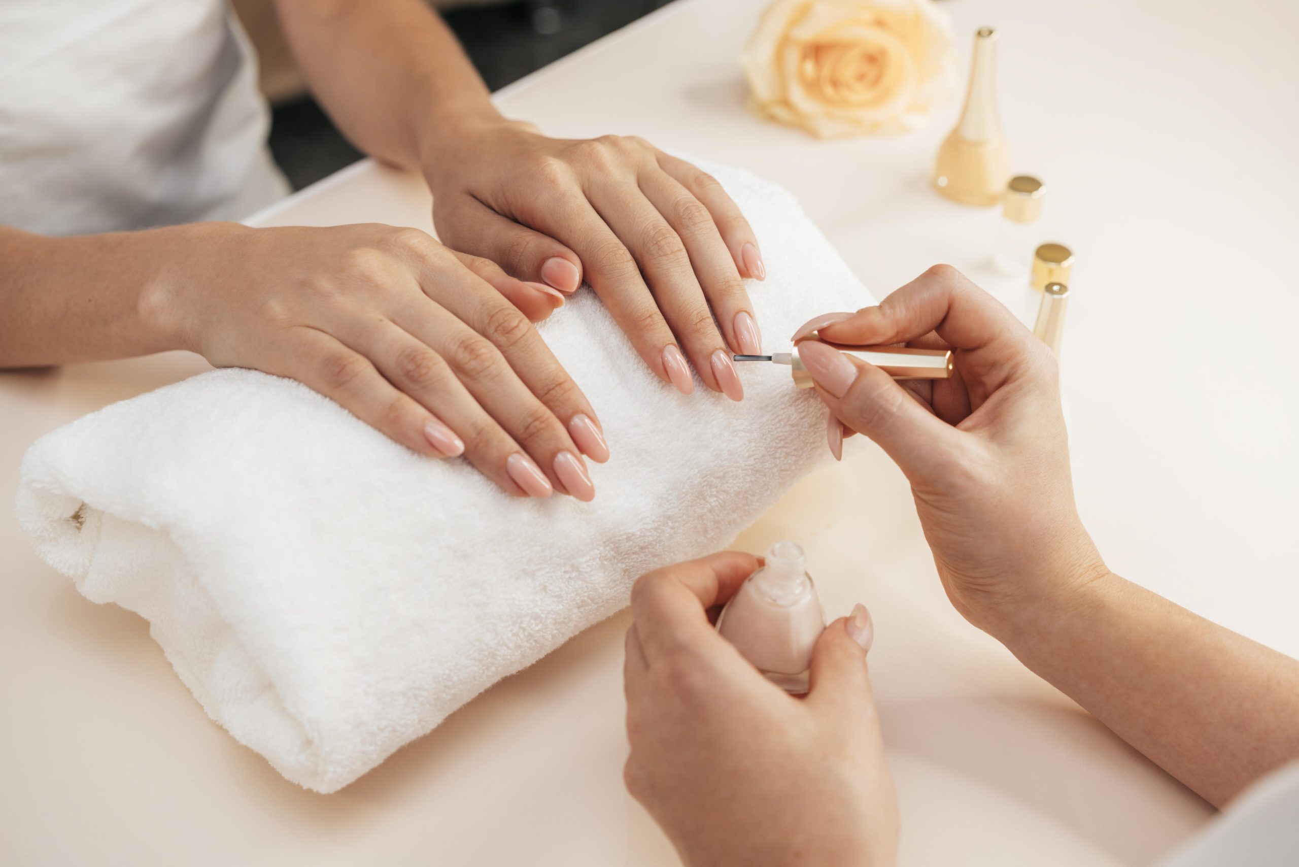 Manicure services at M-Sleek Nail